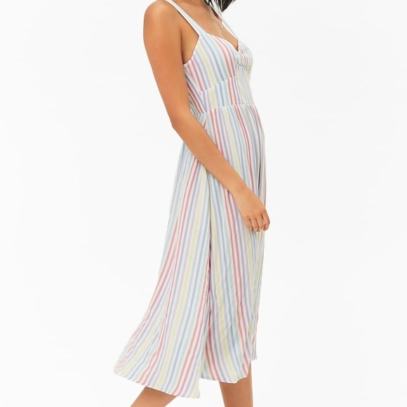 forever 21 striped midi dress